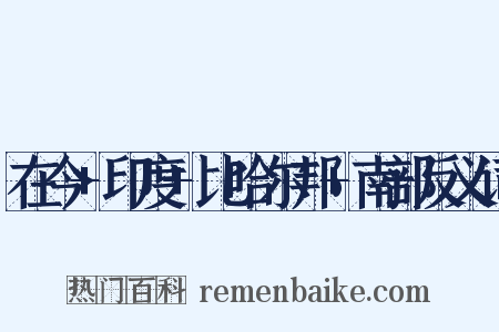 在今+印度+比哈尔邦+南部反义词是什么意思的图片